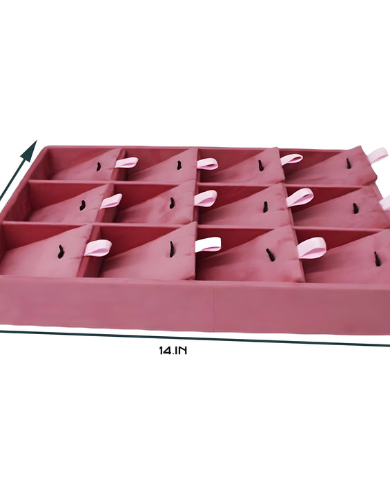 Suede Pendant Display Tray