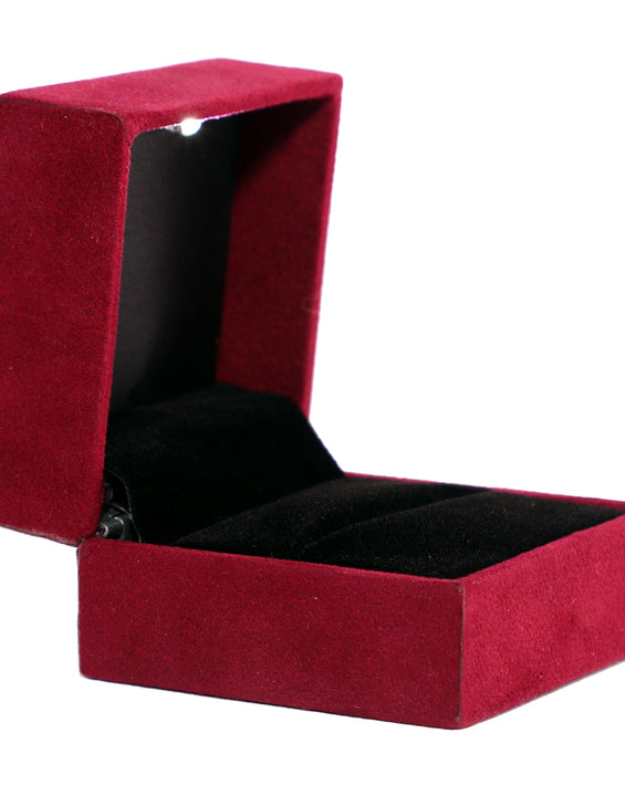 VELVET LIGHT RING BOX