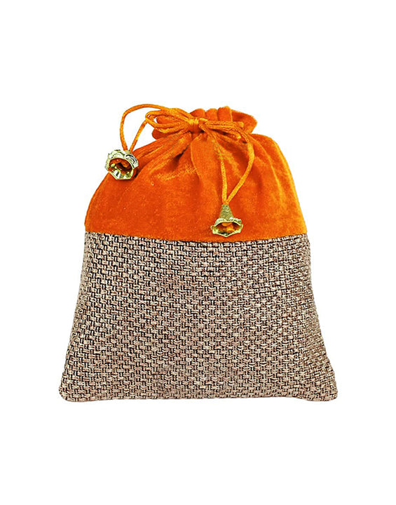 Velvet & Jute Potli bag (Pack Of 25 pcs)